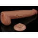 Dildo a pelle scorrevole 26 x 6 cm marrone