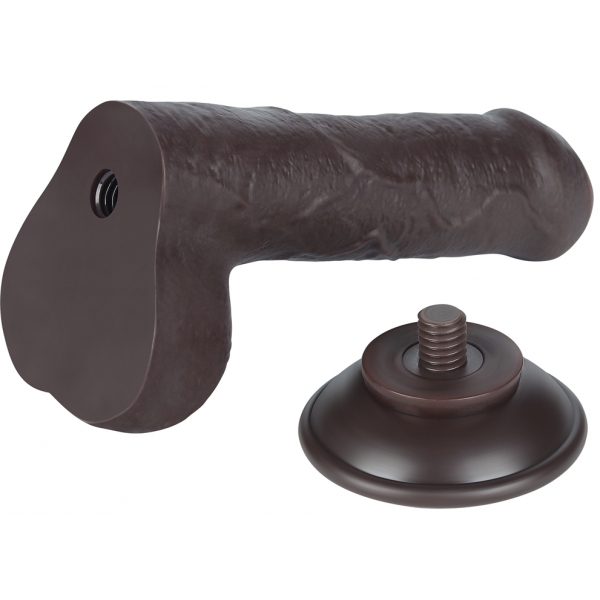 Dildo Skin Deslizante 12 x 3,7 cm Preto