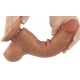 Schuifhuid Dildo 13 x 3.7cm Bruin