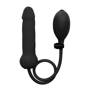 Ouch! Gode gonflable Silicone 12 x 3.4 cm Noir