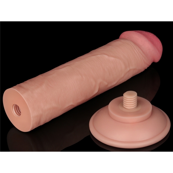 Dildo a pelle scorrevole 17 x 4 cm