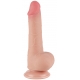 Dildo met glijdende huidtas 13 x 3,8cm