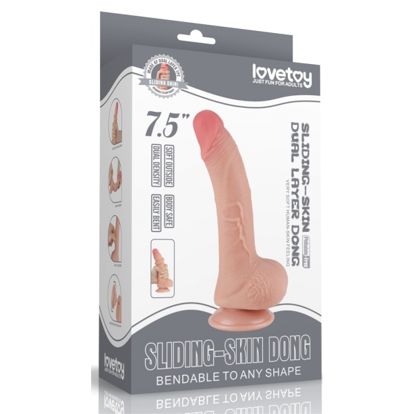 Dildo a pelle scorrevole 14 x 3,5 cm