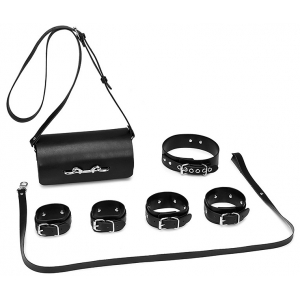 LuxuryFantasy Carrying Bag Bondage Bdsm Kit BLACK