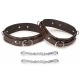 8-Piece Waistband Restraint Set BROWN