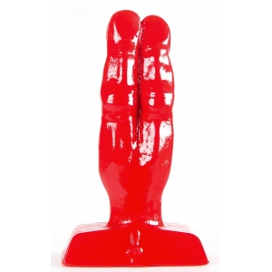 Zizi XXX Plug Zizi Double Finger Fuck 10 x 4 cm Rouge