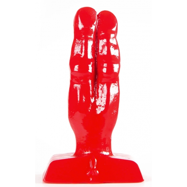 Plug Zizi Double Finger Fuck 10 x 4 cm Red