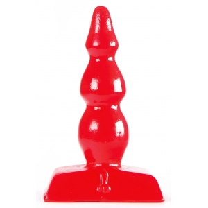 Zizi XXX Plug Zizi Ripple 9 x 3 cm Red