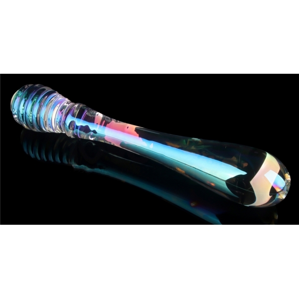 Twin Pleasures Glass Dildo 20 x 3.6cm Transparent