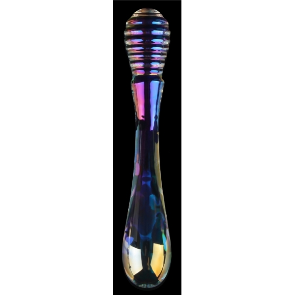 Twin Pleasures Glazen Dildo 20 x 3,6cm Helder