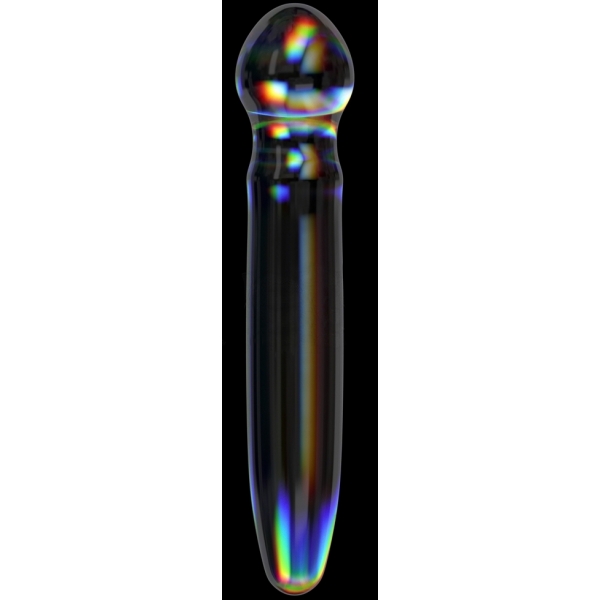 Prism Glass Dildo 18 x 3.7cm Transparent