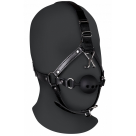 Ouch! Xtreme Ball gag with nose hook Gag Noise Black