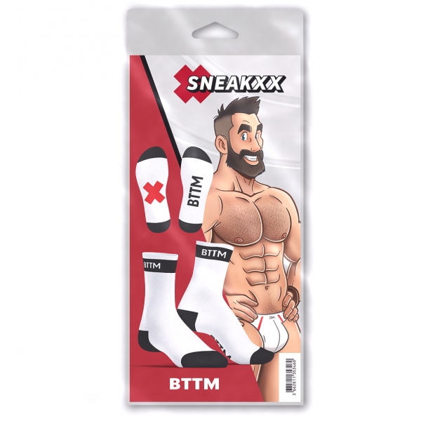 Chaussettes blanches Bttm SneakXX