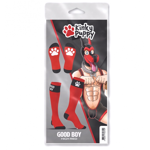 Calcetines altos rojos Big Good Boy