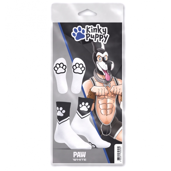 Paw Kinky Puppy Socken Weiß
