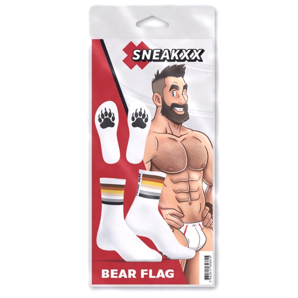 Calcetines blancos Proud Bear SneakXX