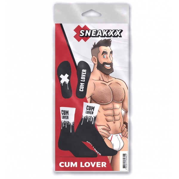 Chaussettes CUM LOVER SneakXX Noir