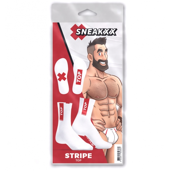 Stripe Top Socks SneakXX