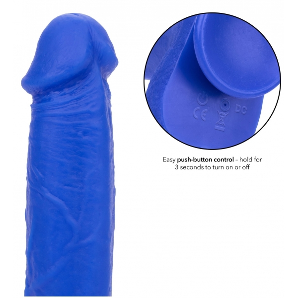 Consolador vibrador Captain 16 x 4 cm Azul