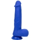 Dildo vibratório Captain 16 x 4 cm Azul