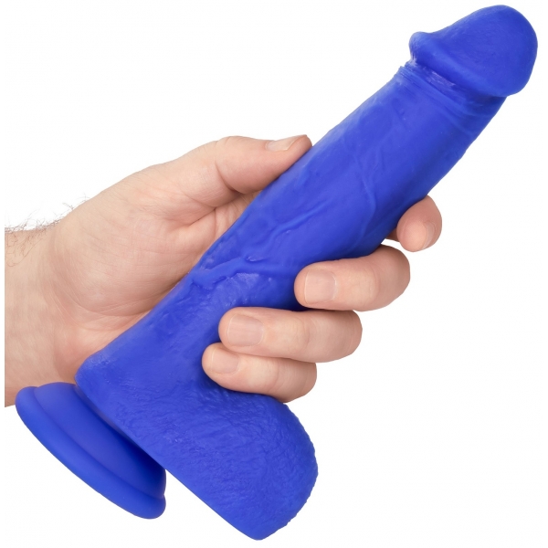 Dildo vibratório Captain 16 x 4 cm Azul