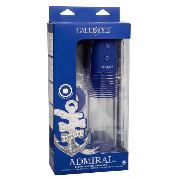 Bomba de pénis automática Rock Hard Admiral 20 x 5,5 cm