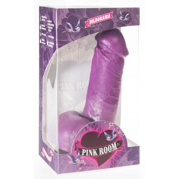 Dildo P03 Aaron 12 x 4,3 cm Paars