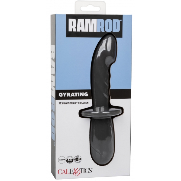 Ramrod vibrerende dildo met roterende handgreep 11 x 3,2cm