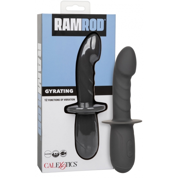 Consolador vibrador Ramrod con mango giratorio 11 x 3,2 cm