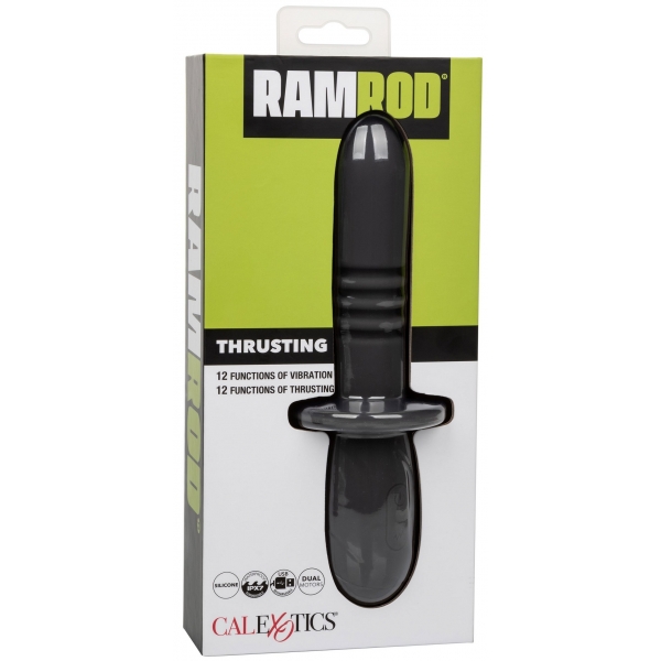 Ramrod Push-Up Dildo met Thrusting Handvat 11 x 3.2cm