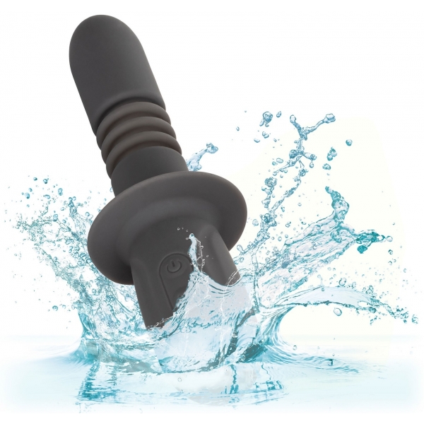 Dildo Ramrod Push-Up com pega para empurrar 11 x 3,2cm