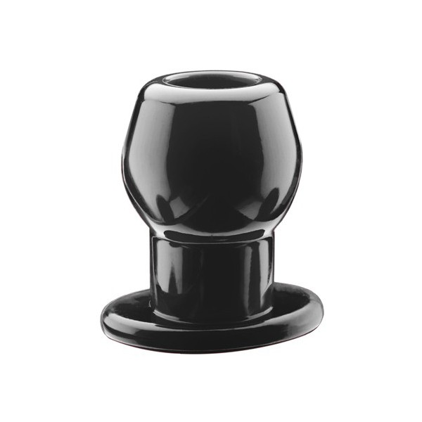 Plug de Silicone Preto Médio 7 x 5,2 cm