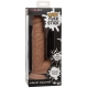 Fuck Squirting Vibrating Dildo 17 x 4.2cm Brown