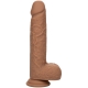 Fuck Squirting Consolador Vibrador 17 x 4.2cm Marrón