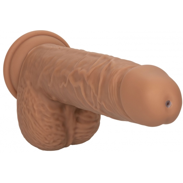 Dildo vibrante Fuck Squirting 17 x 4,2 cm Marrone