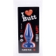 Plug Classic S I Love Butt 11 x 4,3 cm Blauw