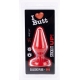 Plug Classic M I Love Butt 13 x 5.3 cm Red