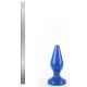 Plug anal CLASSIC M I Love Butt 13 x 5.3 cm Bleu