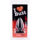 Plug Fat S I Love Butt 11 x 6 cm Negro