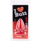 Plug anal FAT S I Love Butt 11 x 6 cm Rouge