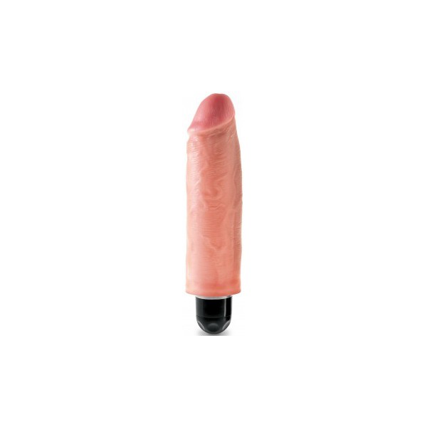 King Cock Stiffy 15 x 4 cm Flesh Vibrierender Dildo