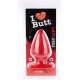 Plug Fat L I Love Butt 15,5 x 9 cm Rood