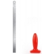 Plug anal SLIM M I Love Butt 11 x 3.7 cm Rouge