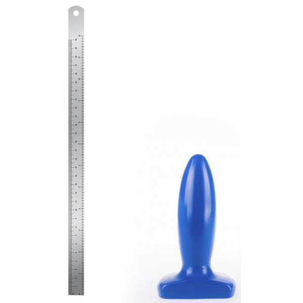 Plug Slim L I Love Butt 14 x 4.8 cm Blau