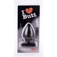 Plug anal SPADE M I Love Butt 11 x 6.7 cm Noir