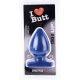 Plug anal SPADE L I Love Butt 15 x 9 cm Bleu