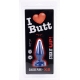 Plug anal CLASSIC XS I Love Butt 9 x 3 cm Bleu