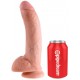 Dildo King Cock com bolas 22 x 5,1 cm Cadeira