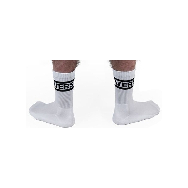 Mister B Crew Socks Vers 2-Pack White