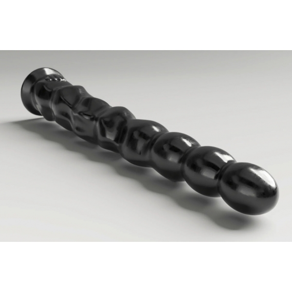 ABS08 En-Garde Dildo steroideo tutto nero 41 x 5cm